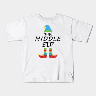 The Middle Elf Matching Family Group Christmas Party Kids T-Shirt